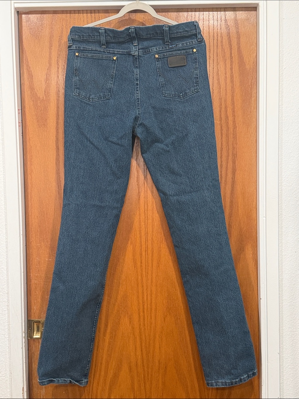 Wrangler Men’s Dark Blue Bootcut Jeans - Picture 3 of 3